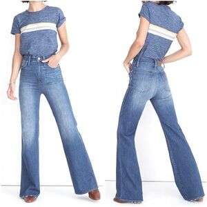 Madewell 11” High Rise Flare Jean with Magic Pockets